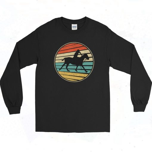 Horse Rider Lovers Vintage 90s Long Sleeve Style