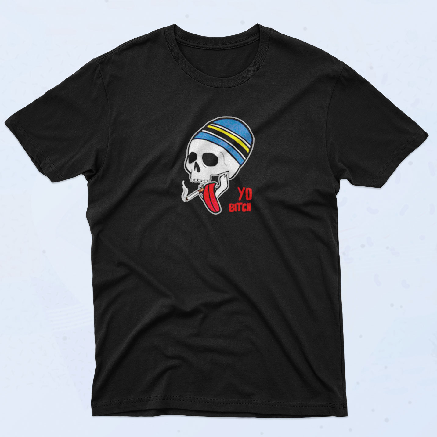 Jesse Pinkman Breaking Bad Smoking Skull 90s T Shirt Idea - 90sclothes.com