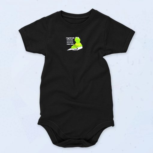Kermit The Frog I May Look Calm Funny Baby Onesie