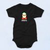 Kim Nuclear Missile Respect My Authoritah Funny Baby Onesie