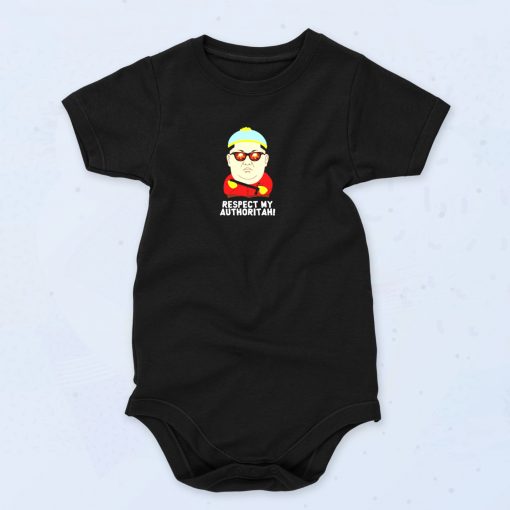 Kim Nuclear Missile Respect My Authoritah Funny Baby Onesie