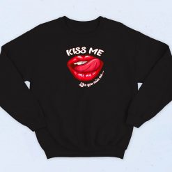 Kiss Me Cherry Lips Valentine's Day Sweatshirt