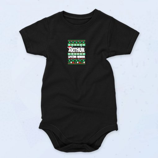 Lifetime Arthur Ugly Christmas Funny Baby Onesie