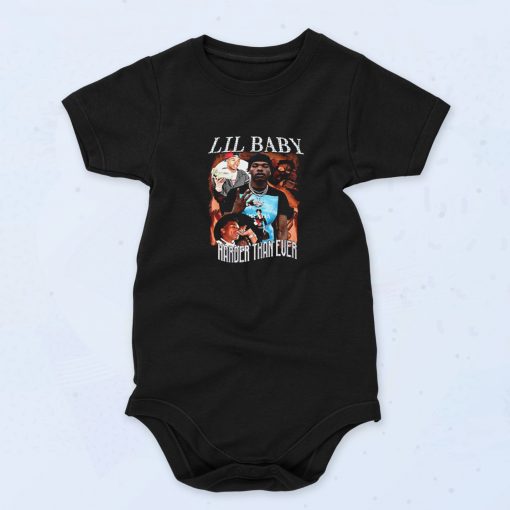 Lil Baby Harder than Ever Fashionable Baby Onesie