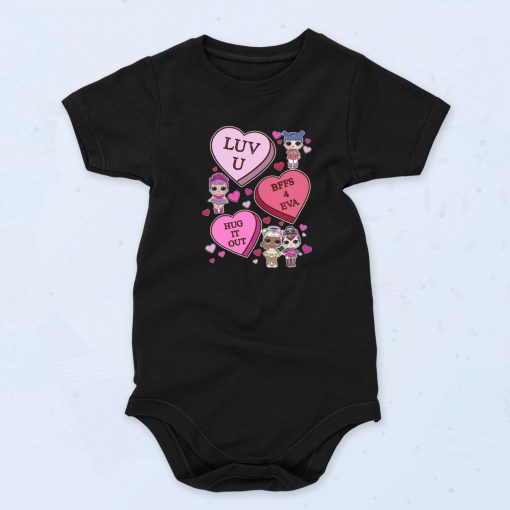 Lol Surprise Valentine's Day fashionable Baby Onesie