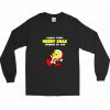 Merry Christmas With Funny Looney Tunes Long Sleeve Shirt