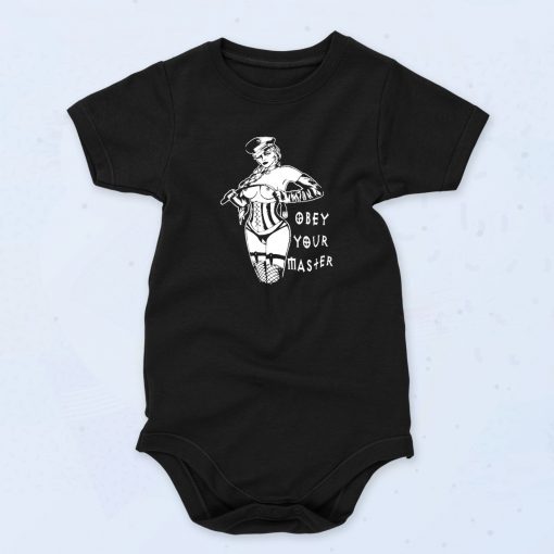 Obey Your Master Fashionable Baby Onesie