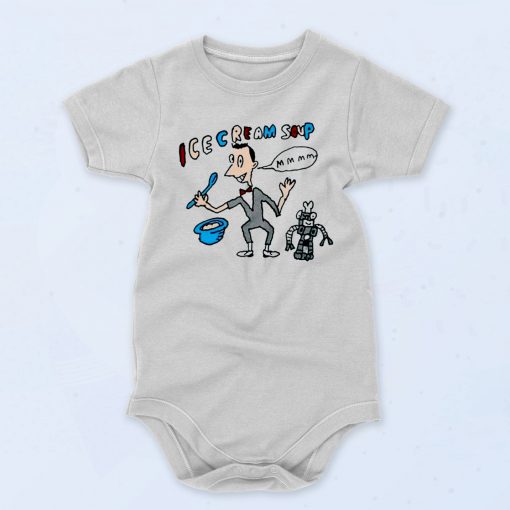 Pee Wee's Ice Cream Soup Fashionable Baby Onesie