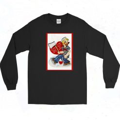 Popeye Axe Ice Break Vintage 90s Long Sleeve Style