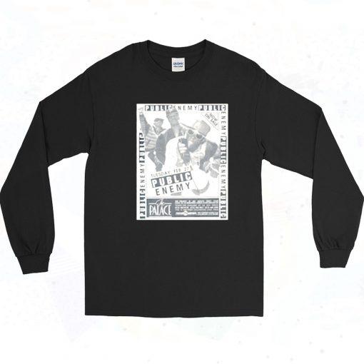 Public Enemy Poster Long Sleeve Shirt