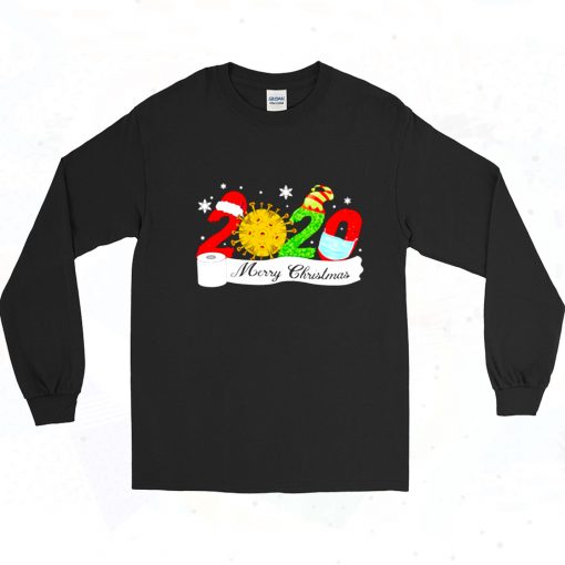 Quarantine Christmas Merry Christmas 2020 Long Sleeve Shirt