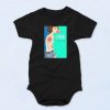 Rebel Leia Hipster Gum Fashionable Baby Onesie