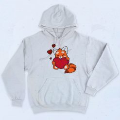 Red Panda Valentine's Day Graphic Hoodie