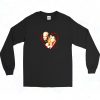 Retro The Vampire Slayer Love Story Long Sleeve Shirt