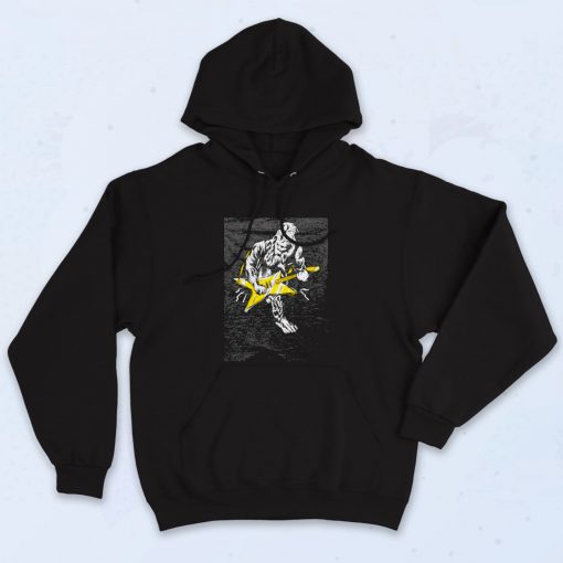 Sasquatch Playing Guitar Aesthetic Hoodie