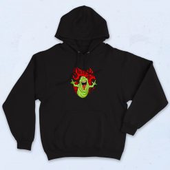 Slimer Ghostbusters Heavy Metal Parody Aesthetic Hoodie