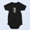 Star Wars Boba Santa Hat Cartoon Christmas Funny Baby Onesie