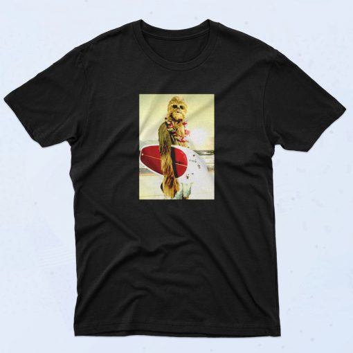 Star Wars Chewbacca Surfing Funny Cool 90s T Shirt Idea