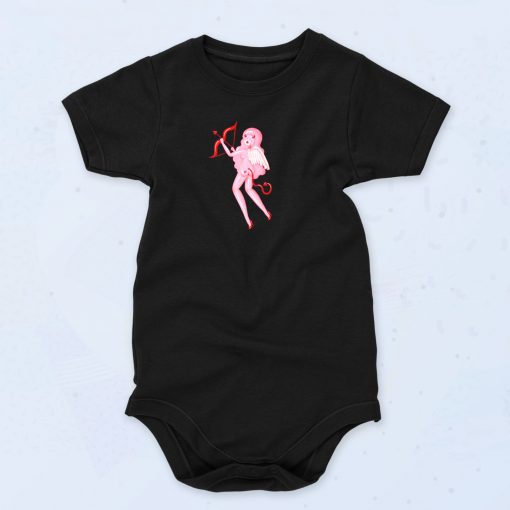 Stupid Cupid Black Funny Baby Onesie