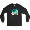 Super Saiyan Spongebob Patrick Funny Long Sleeve Shirt