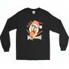 Tasmanian Bah Humbug Tongue Christmas Long Sleeve Shirt