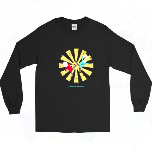 Terrance Phillip South Park Retro Cartoon Long Sleeve Shirt