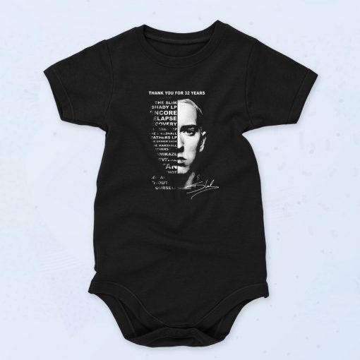 Thankful For 32 Year Eminem Fashionable Baby Onesie