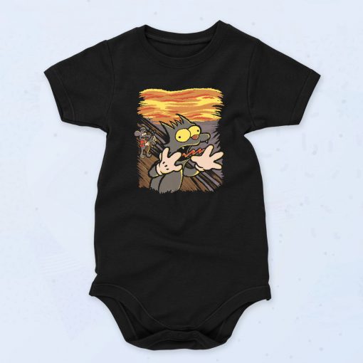 The Cat's Scream Fashionable Baby Onesie