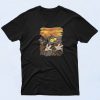 The Cat's Scream Funny Graphic T Shirt