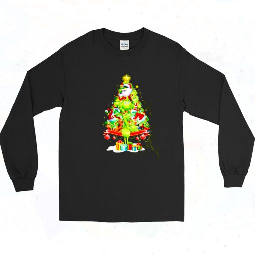 The Grinch Tree Merry Christmas Long Sleeve Shirt