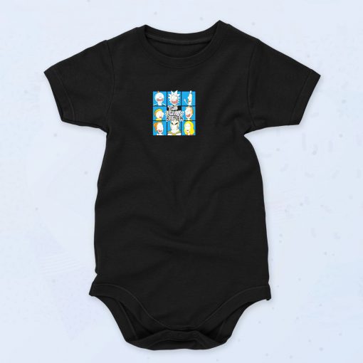 The Schwifty Bunch Friends Parody Funny Baby Onesie