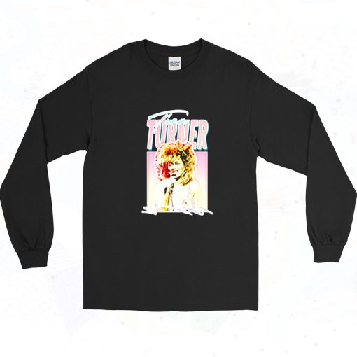 Tina Turner Graphic Art Christmas Long Sleeve Shirt