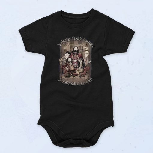 Vampire Family Portrait Fashionable Baby Onesie