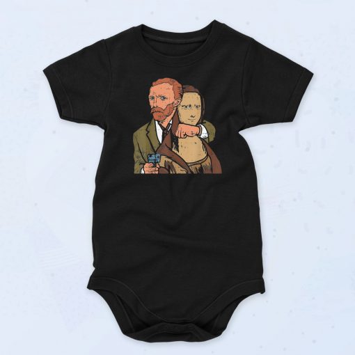 Van Gogh Mona Lisa Fashionable Baby Onesie