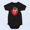 Video Gamer Valentine's Day Fashionable Baby Onesie