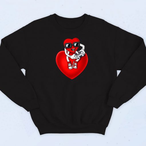 Video Gamer Valentine's Day Sweatshirt