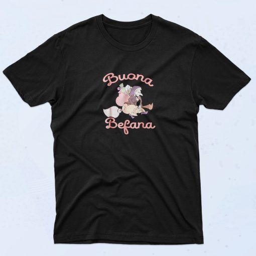 Vintage Buona Befana Italian Christmas 90s T Shirt Idea