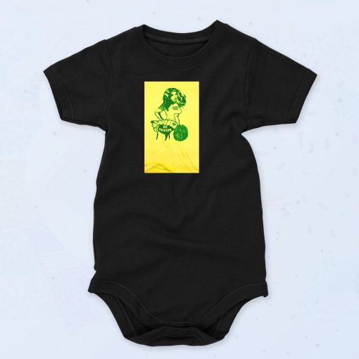 Vintage Cheerleader Go Packers Funny Baby Onesie