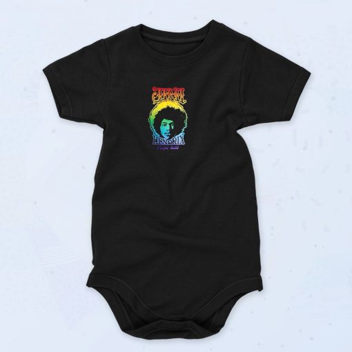 Vintage Jimi Hendrix Purple Haze Funny Baby Onesie