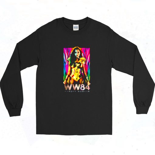 Ww 84 Golden Warrior Wonder Woman Long Sleeve Shirt