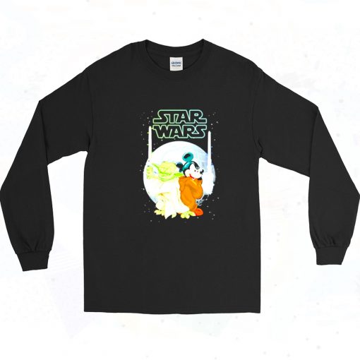 Yoda And Mickey Mouse Sw Christmas Long Sleeve Shirt