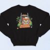 Jurassic Crossing Funny Cartoon Sweatshirt