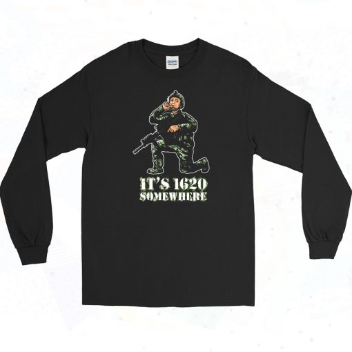 Army Soldier Vintage 90s Long Sleeve Shirt