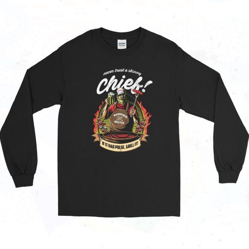 Barbeque Master Vintage 90s Long Sleeve Shirt