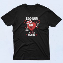 Boo Boo Crew Nurse Heart Valentine's Day T Shirt