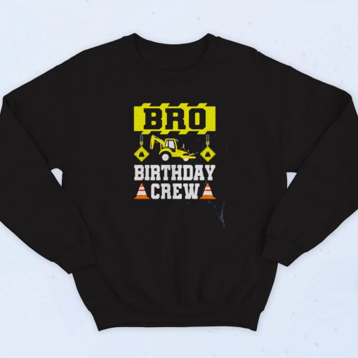 Bro Birthday Crew Vintage Sweatshirt