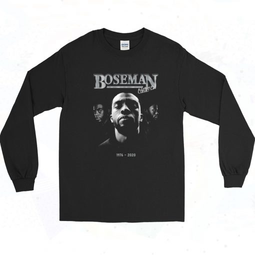 Chadwick Boseman Vintage 90s Long Sleeve Shirt