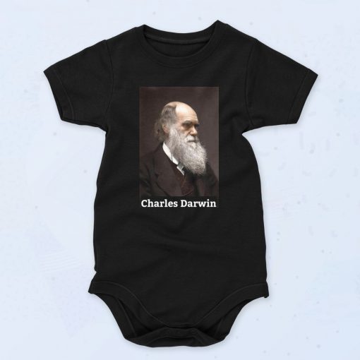 Charles Darwin Theory of Evolution British Fashionable Baby Onesie