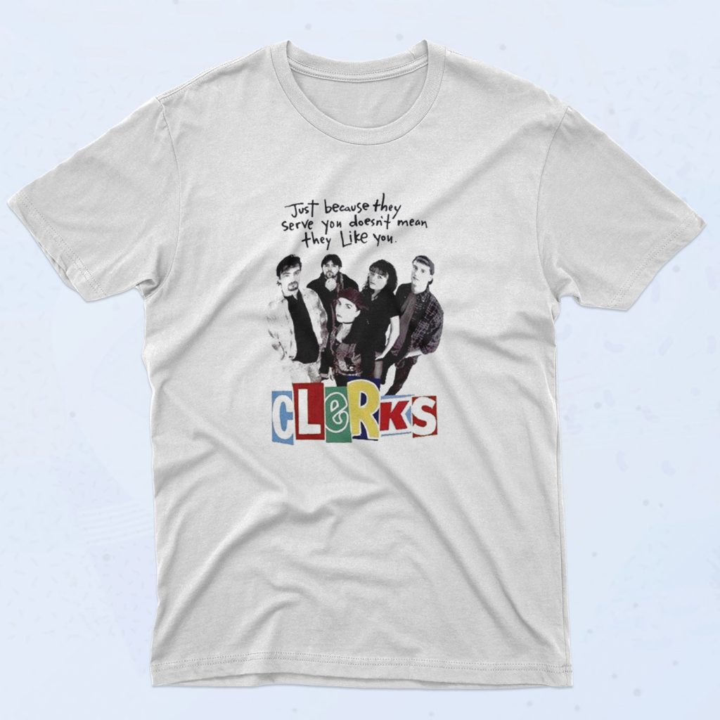 Clerks Comedy Movie T Shirt On Sale - 90sclothes.com