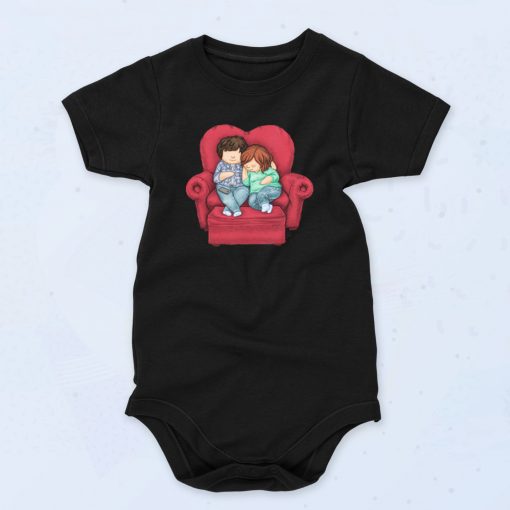 Cuddle Buddies Valentine's Day Fashionable Baby Onesie